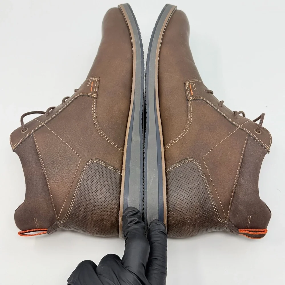 Nunn Bush - All Manmade - Size 11 Men's Brown Ankle Boots